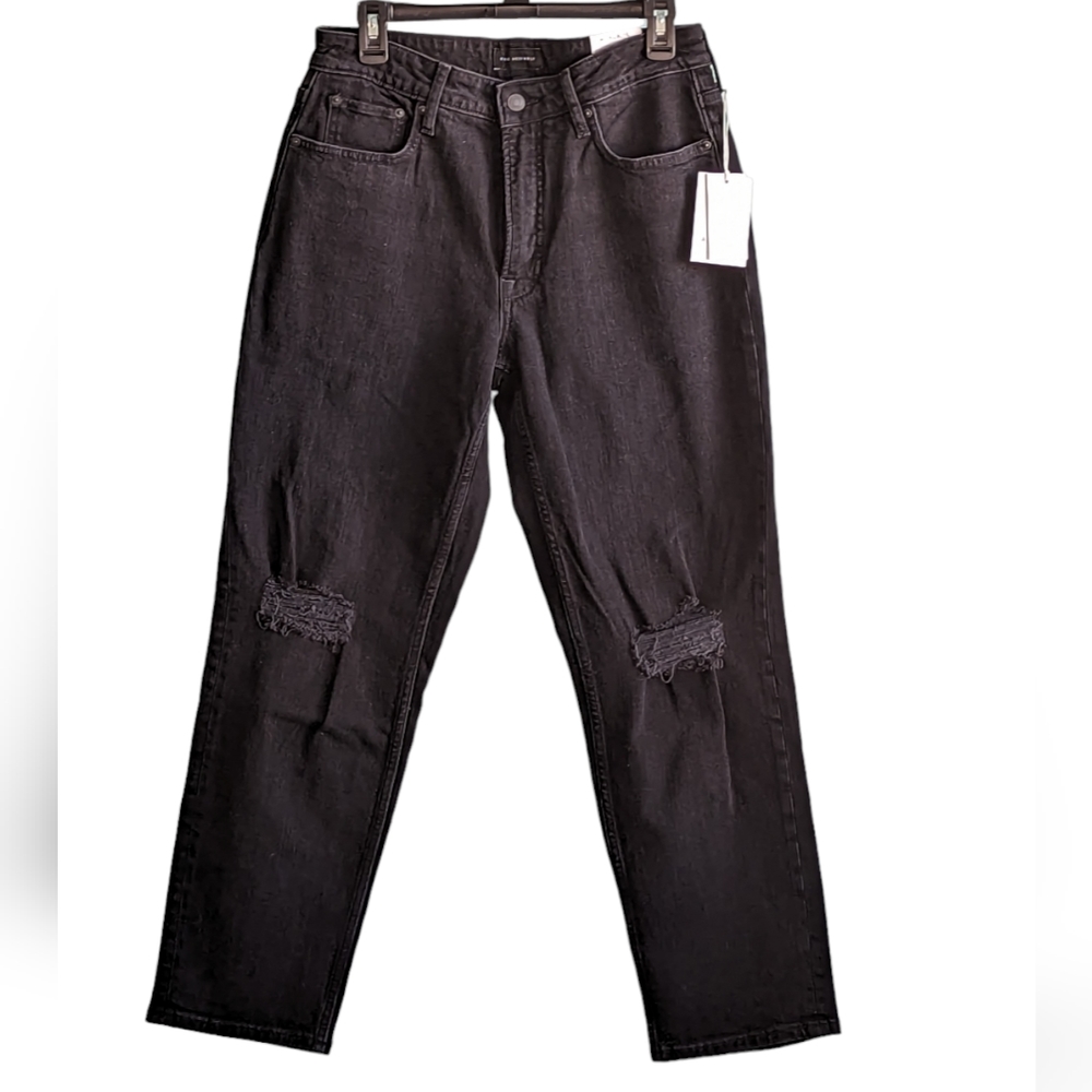Free Assembly, 90's straight leg jean, distressed, size 10